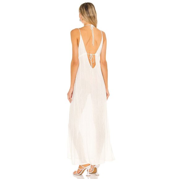 DEVON WINDSOR Paloma Dress Off White Maxi - Picture 4 of 4